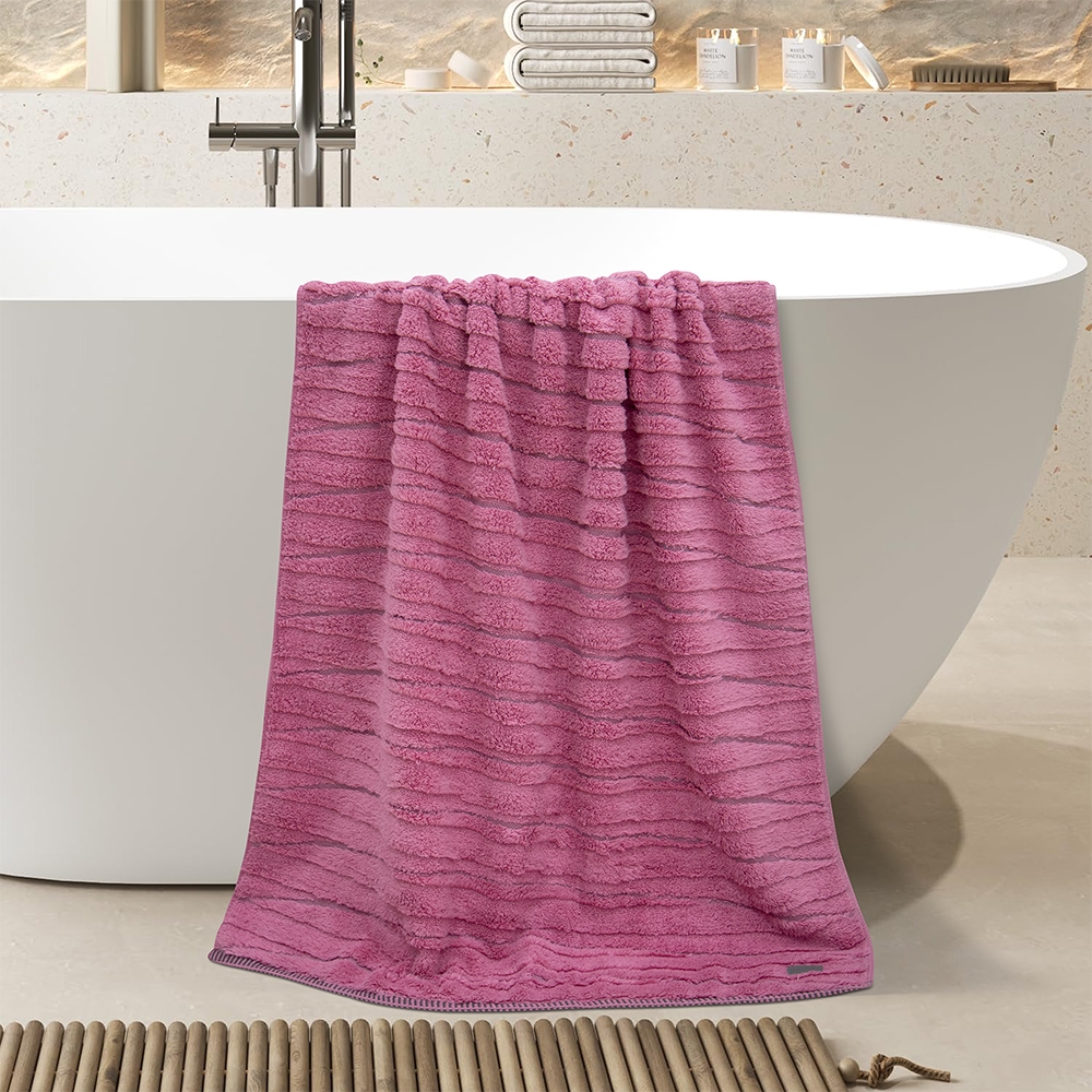 LINO Πετσέτα Σώματος (80x150) Loomline Κοραλί