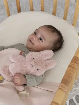 Πανάκι Παρηγοριάς με Κλιπ Πιπίλας Ροζ Fluffy Miffy