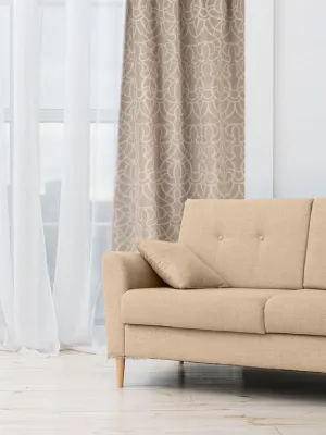 Κουρτίνα Ζακάρ (1φύλλο) 145x270 Omega Home Design 200