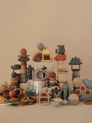 Μασητικό Σιλικόνης με Χερούλι Dino - Mushie