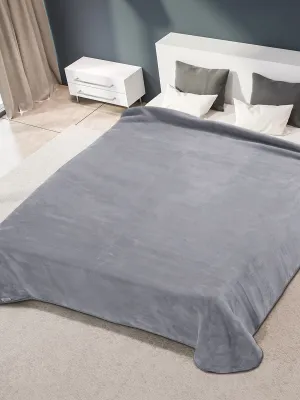 ΚΟΥΒΕΡΤΑ ΙΣΠΑΝΙΑΣ ΜΟΝΗ 160X220 BELPLA STER PLAIN GREY(51)