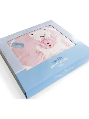 ΚΟΥΒΕΡΤΑ ΚΟΥΝΙΑΣ 110x140 FLEECE/SHERPA ΚΟΥΝΙΑΣ PIERRE CARDIN TEDDY PINK