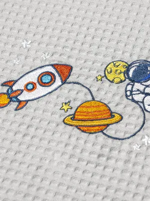 ΚΟΥΒΕΡΤΑ ΠΙΚΕ 110X140 ΚΟΥΝΙΑΣ ADAM HOME  SPACE GREY