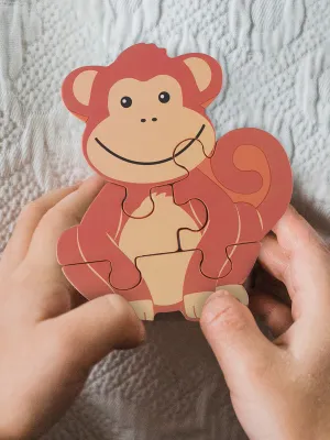 Μίνι Παζλ Μαϊμουδάκι Orange Tree Toys