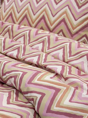 LINO Σετ Σεντόνια Μονά (170x260) Flots Ροζ