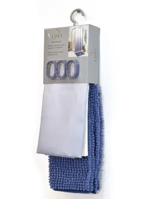 LINO ΚΟΥΡΤΙΝΑ ΜΠΑΝΙΟΥ NOMBRE DBLUE 180X200