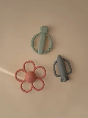 Μασητική Κουδουνίστρα Ρομποτάκι από Σιλικόνη - Mushie