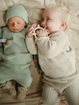 Μασητικό Σιλικόνης με Χερούλι Sensory - Mushie