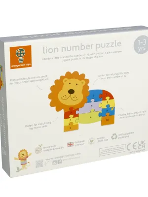 Παζλ Αριθμών Λιοντάρι - Orange Tree Toys