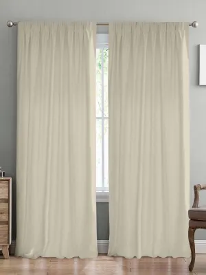 LINO ΚΟΥΡΤΙΝΑ SAMOS ΜΕ ΤΡΕΣΑ C91034 BEIGE 150Χ275