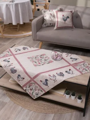 Καρέ &amp; Τραβέρσα Rooster Σετ 2 τεμαχίων - 100x100cm &amp; 40x100cm