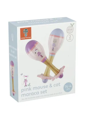 Μαράκες σετ Ποντίκι & Γάτα Orange Tree Toys