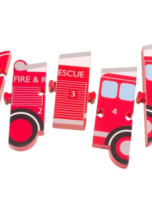Παζλ Αριθμών Πυροσβεστική Orange Tree Toys