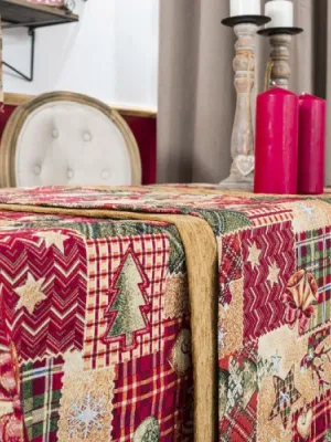 Τραπεζομάντηλο Tinsel - Φ180cm