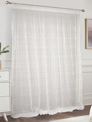 LINO ΚΟΥΡΤΙΝΑ ZENIO WHITE ΜΕ ΤΡΕΣΑ 280X300