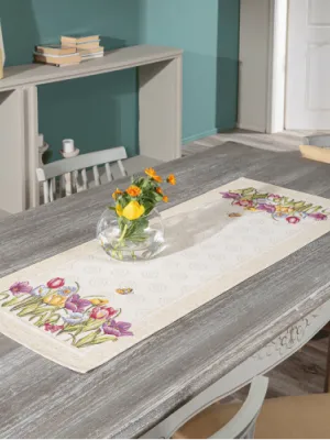 Καρέ &amp; Τραβέρσα Cambello (Σετ 2τεμ.) - 100x100cm &amp; 40x100cm