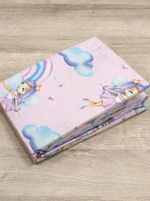 LINO BEBE ΣΕΤ ΣΕΝΤΟΝΙΑ ENHANCED RAINBOW PINK 120X180