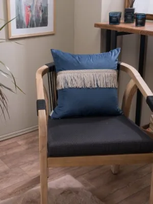 Μαξιλαροθήκη Velvet 04 Με Κρόσι - 30x50cm