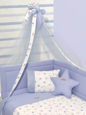 Πάπλωμα Εκρού & Παπλωματοθήκη Εμπριμέ Design 414 Oliver Baby