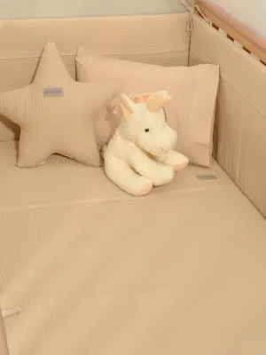 Πάπλωμα & Παπλωματοθήκη Πικέ 100x140cm Design 454 - Oliver Baby