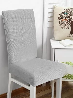 LINO Κάλυμμα Καρέκλας Ελαστικό Elegance Ανοιχτό Γκρι