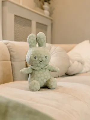 Λούτρινο Aπό Bελουτέ Ύφασμα 20cm Πράσινο Miffy Flowers