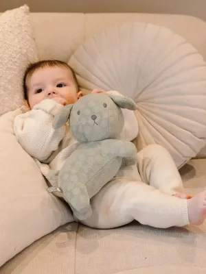 Λούτρινο Σκυλάκι Από Βελουτέ Ύφασμα 25cm Πράσινο Miffy Flowers