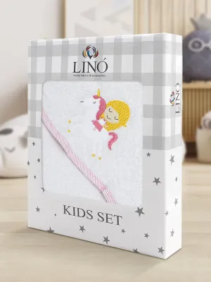 LINO Κάπα Βρεφική (75χx75) Corno Λευκό