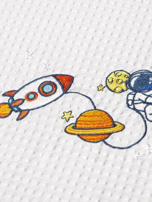 ΚΟΥΒΕΡΤΑ ΠΙΚΕ ΑΓΚΑΛΙΑΣ 80X110 ADAM HOME SPACE WHITE