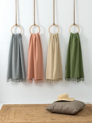 Παρεοπετσέτα Θαλάσσης Beach Collection 90x160 SINUS BRICK