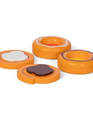 Σετ 4 Ξύλινα Μικρά Κρουασάν - Mama Memo