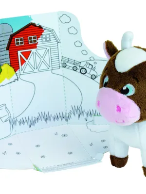 Λούτρινη Αγελαδίτσα 15cm Jemini