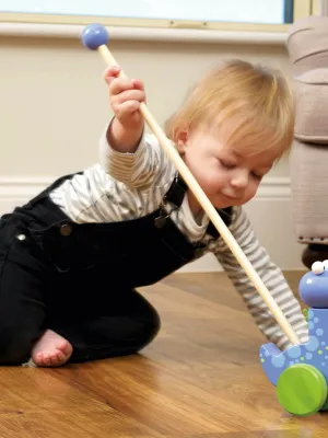 Παιχνίδι Ώθησης Diplodocus Orange Tree Toys