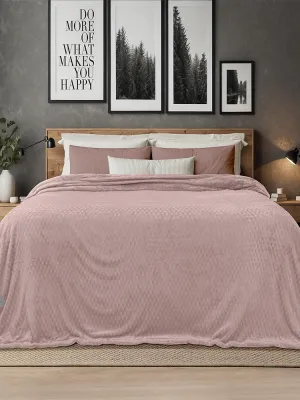 LINO Κουβέρτα Μονή (160x220) Sherpa Lofti Λιλά