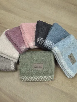 LINO Πετσέτα Χεριών (30x50) Marley Ανθρακί