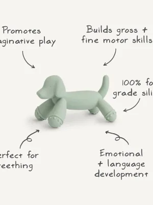 Μασητικό Σιλικόνης Σκυλάκι - Mushie