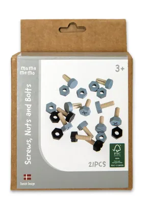 Ξύλινες Βίδες & Παξιμάδια Mama Memo