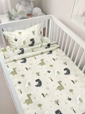 LINO BEBE ΣΕΤ ΣΕΝΤΟΝΙΑ DINO FOREST GREEN 120X180