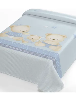 ΚΟΥΒΕΡΤΑ ΙΣΠΑΝΙΑΣ ΑΓΚΑΛΙΑΣ 80X110 BELPLA STER 663 BLUE