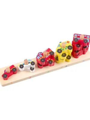 Παιχνίδι Αριθμών Αυτοκίνητα της Πόλης - Orange Tree Toys