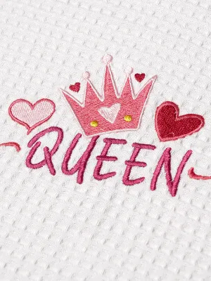 ΚΟΥΒΕΡΤΑ ΠΙΚΕ ΑΓΚΑΛΙΑΣ 80X110 ADAM HOME QUEEN WHITE