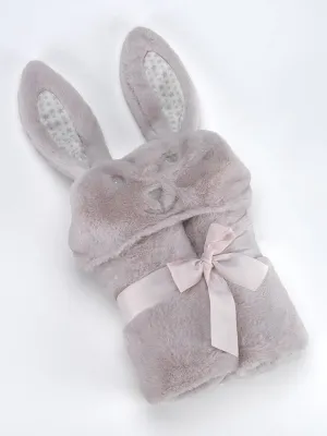 Κουβέρτα Pompon Rabbit 75Χ95cm Σάπιο Μήλο MORA