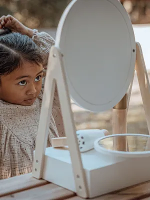 Ξύλινο Σετ Κομμωτηρίου Πολυτελείας Astrup