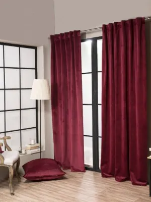 Κουρτίνα Velvet 10 (έτοιμη ραμμένη) - 140x260cm