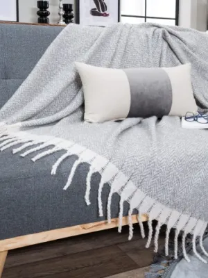 Ριχτάρι-Κουβέρτα Καναπέ Mohair 11 - 130 x 150cm