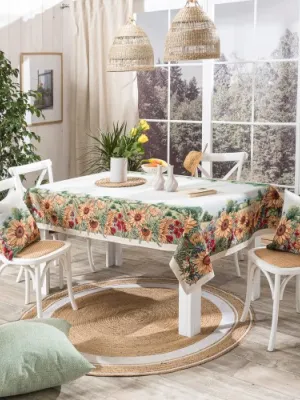 Τραπεζομάντηλο Sunflower - 140x140cm