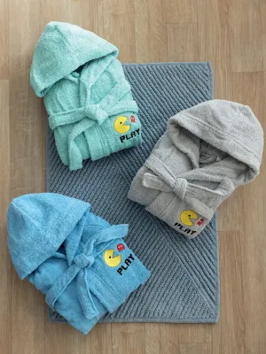 Μπουρνούζι με Κουκούλα Kids Bath PAC GREY 12-14