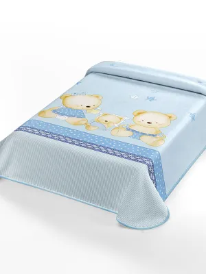 ΚΟΥΒΕΡΤΑ ΙΣΠΑΝΙΑΣ ΑΓΚΑΛΙΑΣ 80X110 BELPLA STER 663 BLUE