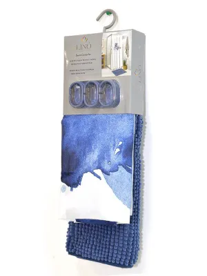 LINO ΚΟΥΡΤΙΝΑ ΜΠΑΝΙΟΥ BLUME 180X200