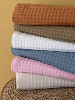 Κουβέρτα Πικέ 250x240 MARCIE COFFEE